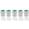 GODESON Chrome Plated Brass Tire Valve Stem Caps N2 Nitrogen