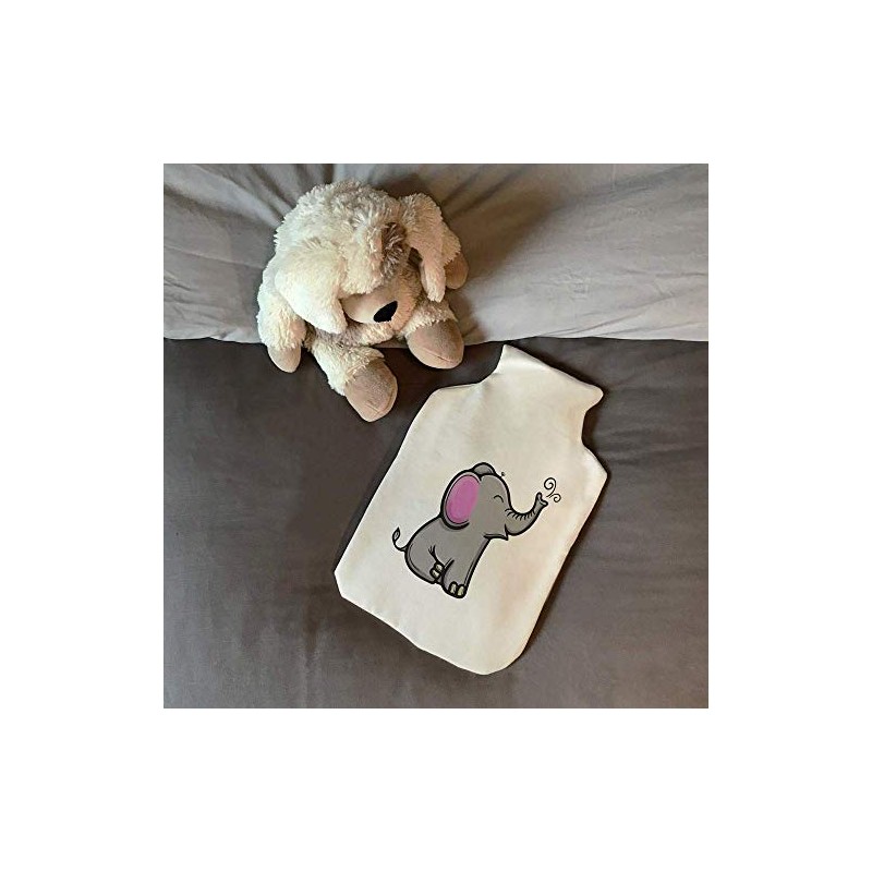 'Happy Elephant' Hot Water Bottle Cover (HW00016996)