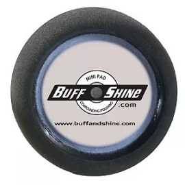 BUFF and SHINE  BUFF and SHINE 8" black foam finish buffing pad #2000G