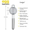 CAMKYDE Egg Separator Food Grade Stainless Steel Egg Yolk White
