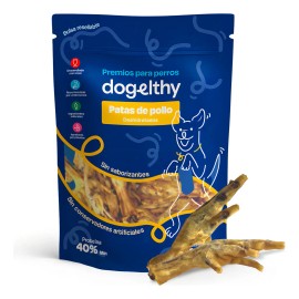 Dogelthy Premios De Patas De Pollo Deshidratadas Para Perros