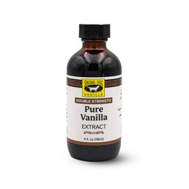 Singing Dog Organic Double Strength Pure Vanilla Extract, 4oz