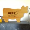 Signs ByLITA Meat Your Maker 14.75 x 9.75" Cow Shape