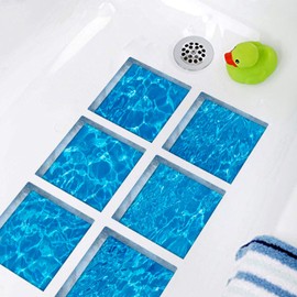 Bathtub Non-Slip Sticker Bath Decorative Sticker Non-Slip Safety Sticker 3D Bath Sticker Non-Slip Sticker Shower for Showers and Tub Tiles
