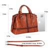 HESHE Genuine Leather Purses Shoulder Handbags for Women Crossbody Bags