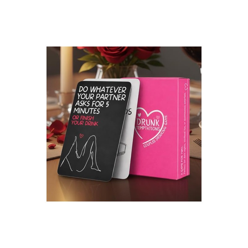 Juego de bebidas para parejas, 50 ideas para citas nocturnas
