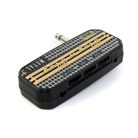 Guitar Man Plug N Play Metal Mini Headphone Amp Amplifier MP3 input