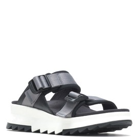 Merrell Women's Alpine Cush Slide Wedge Sandal, Black, 8