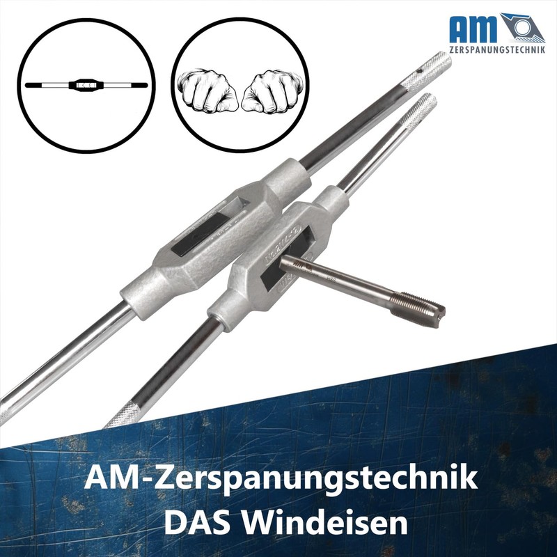 AM-Zerspanungstechnik Tap Wrench, Adjustable Pro Tap Wrench for Taps, Choice