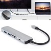 TypeC 6 in 1 Hub MultiFunctional Expansion Dock TypeC to