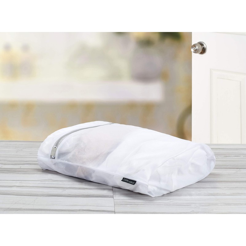Laura Ashley Large Laundry Delicates with Zipper Closure to Protect