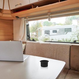 Gatuida 2pcs Plastic Cup Holder Inserts Car Couch Cup Holder Insert Boat Sofa Cup Holder Recliner Cup Holder Coaster Drink Holder for Beverage Storage Home Marine