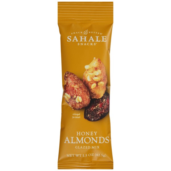 Sahale Snacks Miel Almendras Glazed Miel, 1.5 oz (Paquete de 9)