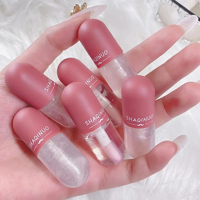 Water Gloss Liquid Lipstick 3-Pack – Moisturizing Shimmer Lip Gloss