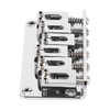 6 String Guitar Bridge Replacement Zinc Alloy Electric Guitar Saddle