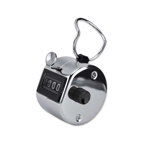 DS. DISTINCTIVE STYLE Handheld Tally Counter 1.8" Metal Mechanical Clicker