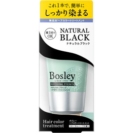 Bosley Hair Color Treatment, Easy to Dye, Natural Black, 5.3 oz (150 g)