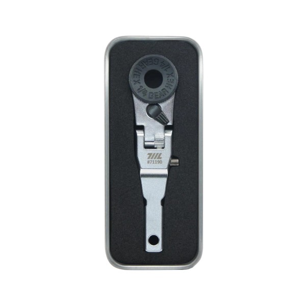 711L Flat End Flex Head EDC Ratchet Wrench - Screwdriver
