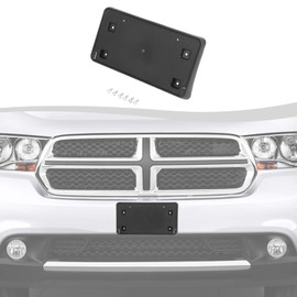SQQP - Soporte de matrícula frontal para Dodge Durango 2011-2013, soporte de montaje de marco de matrícula (negro)