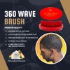 360 Wave Brush, Build Deeper Waves, Soft & Hard Boar