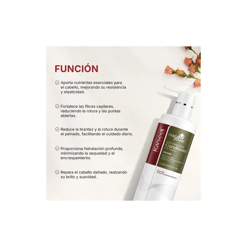 Karseell Mascarilla Capilaraceiteshampooacondicionador