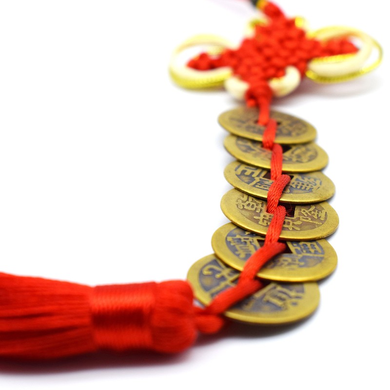 Chinese Feng Shui Coins for Wealth and Success (6 Coins)