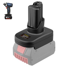 DEWDYS Adapter for Bosch 18V to 12V, for Bosch Professional 18V System Battery GBA 18V Batteries Convert to Work for Bosch 10.8V and 12V Cordless Power Tools Converter