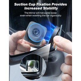 JOYTUTUS Blind Spot Mirrors 2 Pack for Truck Car Side Mirrors Blindspot Mirrors Extended View Blind Spot Convex Mirrors Improved Traffic Safety