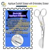6 inch Stainless Steel Applique Duckbill Scissors Blade with Offset