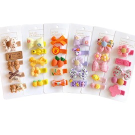 Set de 30 Pinzas para el Pelo para Bebés, Pasadores de Colores