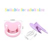 Landofgenie Adult Size Large Shield Pacifiers Butterfly Shaped Cutie Pacifier