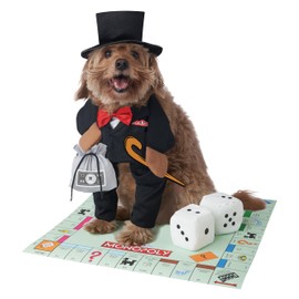 California Costumes Mr. Monopoly Dog Costume | Board Game Pet Costumes M