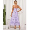 Womens Square Neck Sun Dresses 2025 Summer Floral Print Tiered
