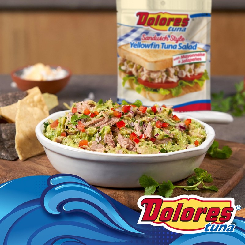 Dolores Chunk Light Yellowfin Tuna with Mayonnaise and Jalapeno Peppers,