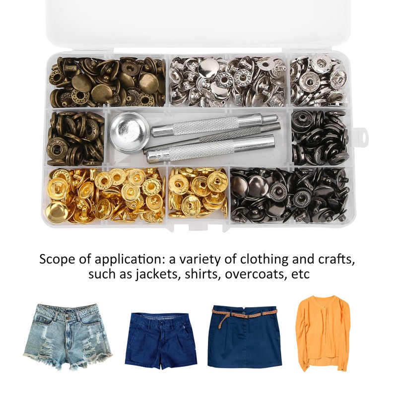 Sewing Buttons Small Lightweight Fastener Practical Iron Handicraft Tool for