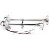 Amarine Made 12V 125db Stainless Steel Dual Trumpet Horn Electric