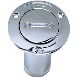 Perko 0520DPGCHR Gas Fuel Fill for 1-1/2" Hose - Chrome-Plated Bronze