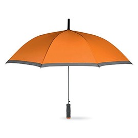 Automatic Umbrella with Soft Grip Matching Case 8 Segments Five Colours to Choose From, orange