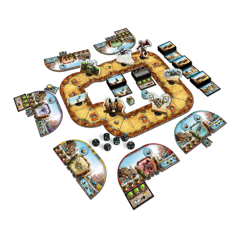 Queen Games Scrap Racer Strategy Dice Game for Families, Adults,