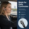 Sellwell Sliver Bluetooth Earpiece with Mic, Mono Wireless Headset, 30H