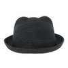 [Big] Kids Cat Ear Hat Cat Ear Hat Straw Hat