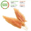 MON2SUN Dog Rawhide Twist 4-4.5 Inch Chicken Wrapped Rawhide Sticks