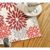 Artoid Mode Table Linen, Flowers, Red Dahlia, Summer, Seasonal, Kitchen