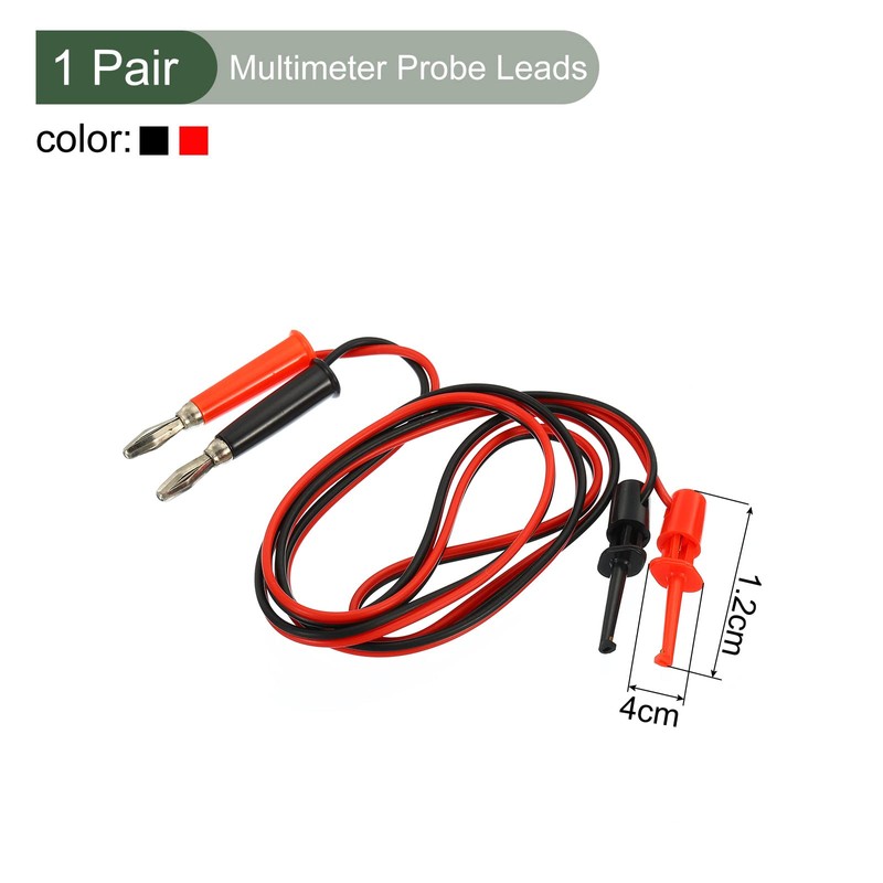 YOKIVE 1 Pair Banana Plug to Test Hook Clips |