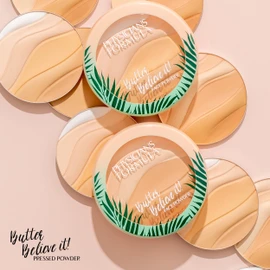 Physicians Formula, Butter Believe It! Face Powder, Pressed Makeup Powder with Soft Texture, with Murumuru, Cupuaçu and Tucuma Butter, Essential Fatty Acids and Pro Vitamins, Creamy Natural