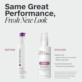 Paul Mitchell Extra-Body Thicken Up Líquido Estilizador, Fórmula Ligera, Aumenta Volumen y Grosor, Ideal para Cabello Fino, 150 ml
