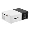 Mini Stylish Home Theater Portable LED Projector Multimedia Player Black