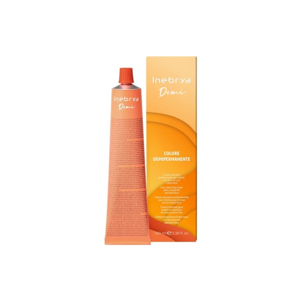 INEBRYA Demi Colour Demipermanent 9/2 Biondo Ch.MO Viola, 100 ml