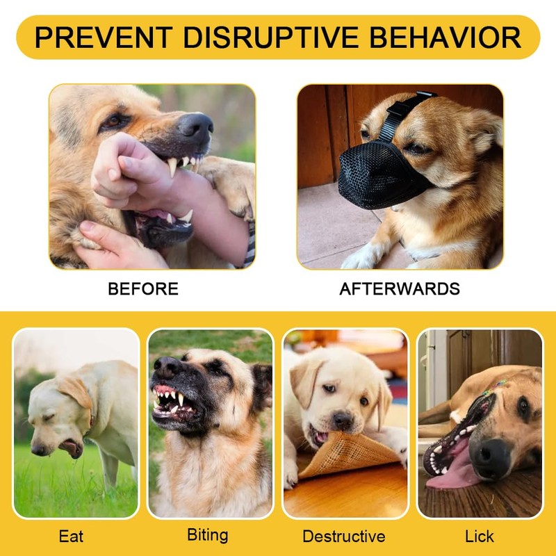 YZROHYI German Shepherd Dog Muzzle, Large, Hunter Muzzles for Small