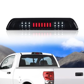 CROSSDESIGN LED High Mount Stop Third 3rd Brake Tail Light Compatible with 2007-2018 Toyota Tundra Third Brake Light Tail Lamp Rear High Mount Stop light Reverse Light 81570-0C050